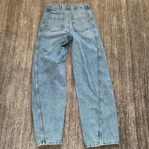 Apiece Apart High Waist Wide Leg Jeans - Picture 4 of 10